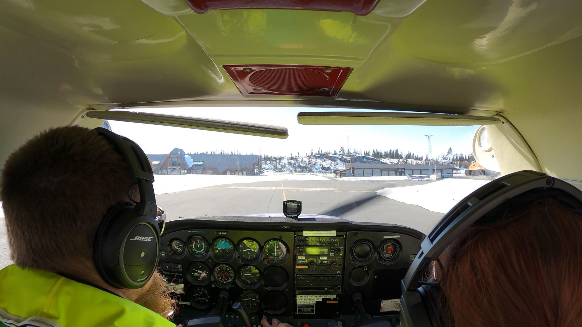 På vei mot parkering