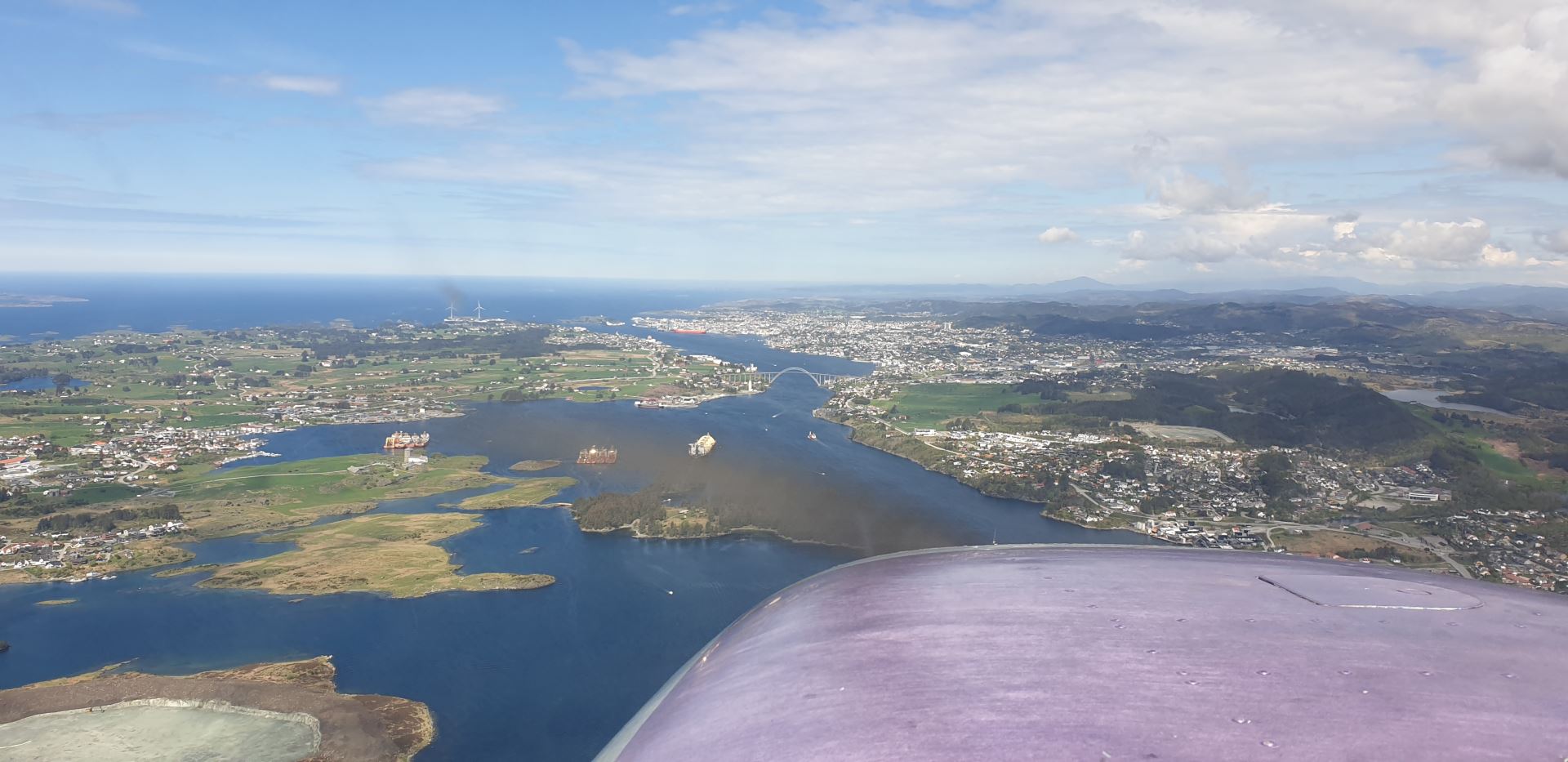 Utsikt over Karmsundet