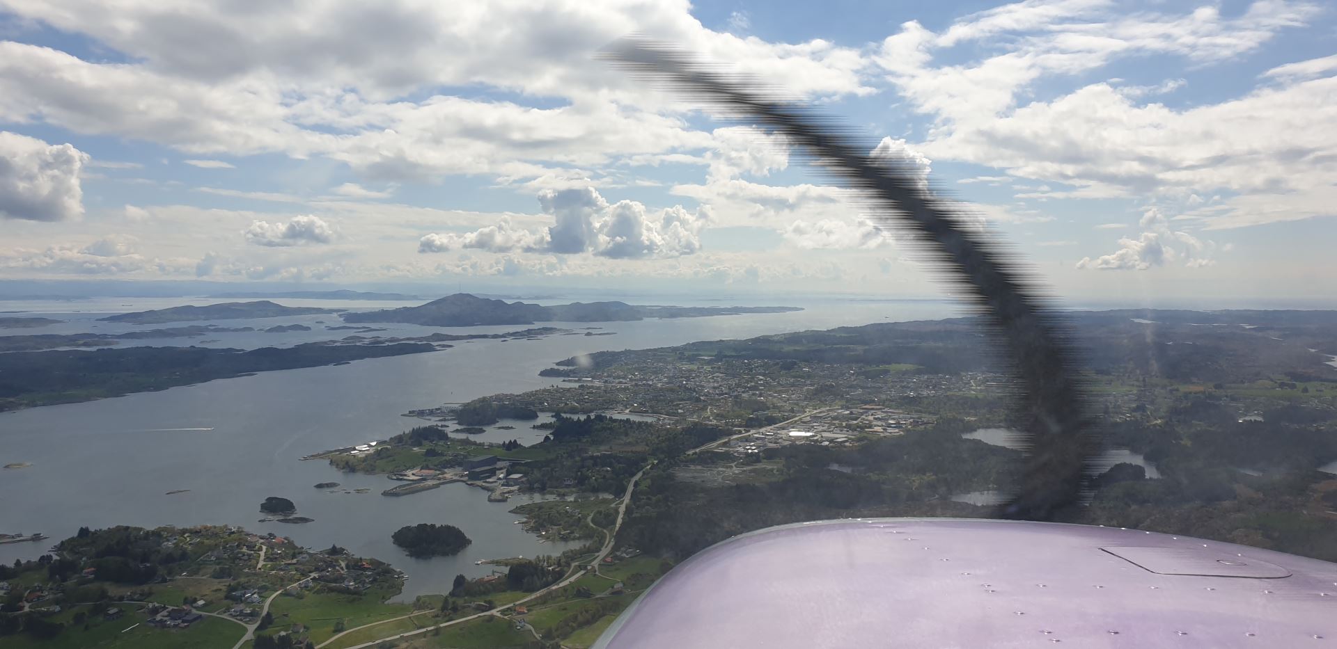 Utsikt på vei sørover