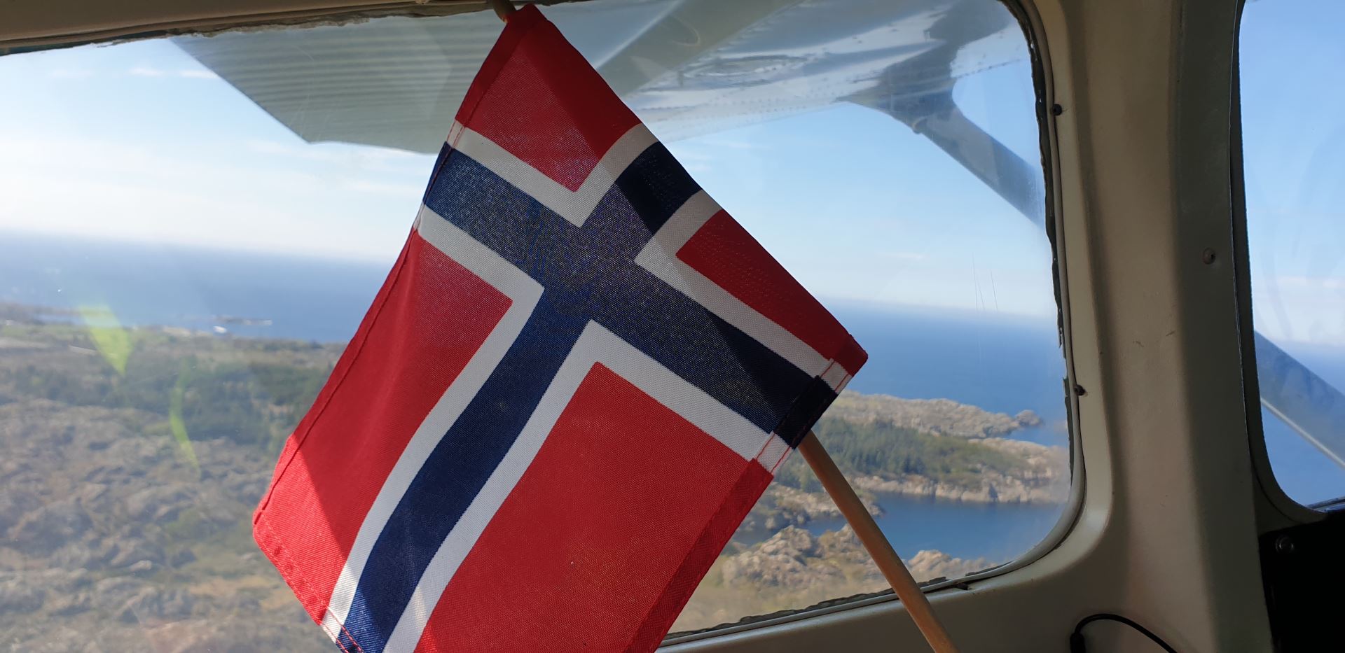 Flagging under take-off